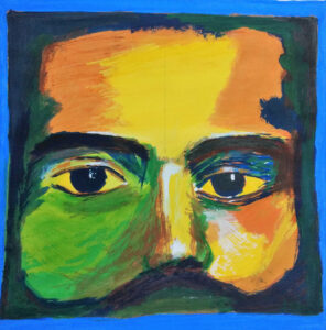 Bob Marley face painting by Ankita Pisat