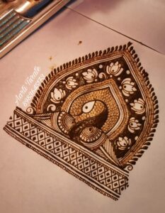 Tile Mehendi Art By Aarti Turate