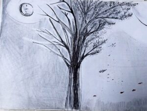 Tree Sketch By Ankita Pisat